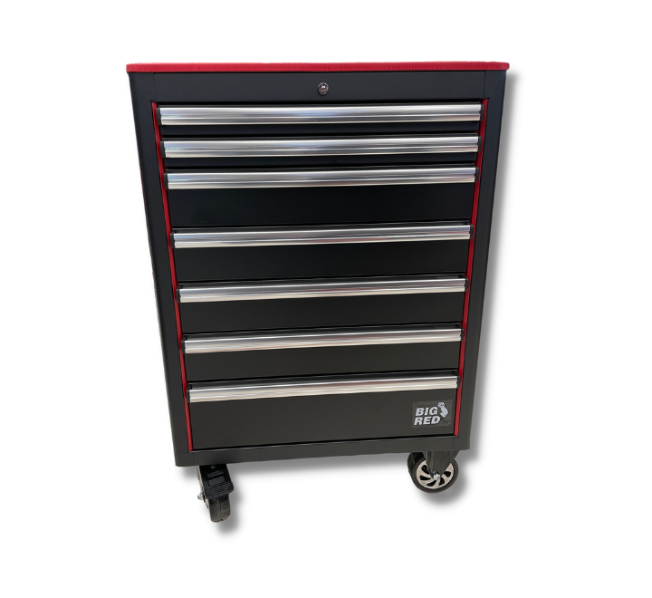 Caja de Herramientas 7 Gavetas con Rueda 22" Heavy Duty Big Red