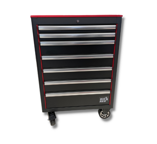 Caja de Herramientas 7 Gavetas con Rueda 22" Heavy Duty Big Red