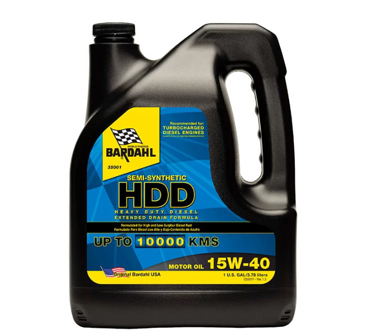 Aceite de Motor Semisintético SAE 15W-40 1 Galón API CK-4 Bardahl