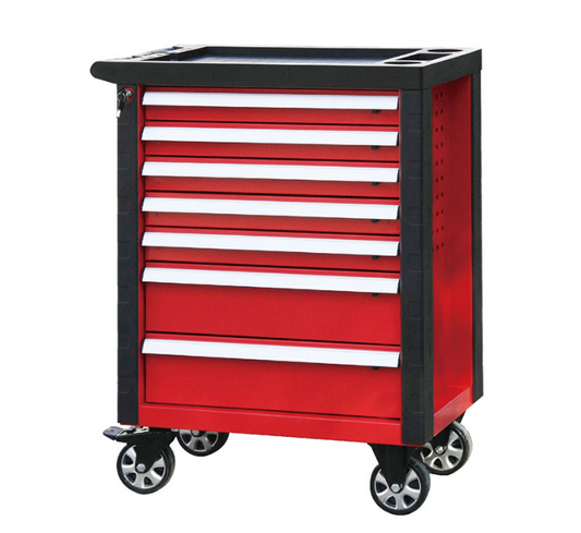 Caja de Herramientas 7 Gavetas con Rueda 26" 185 Piezas Big Red