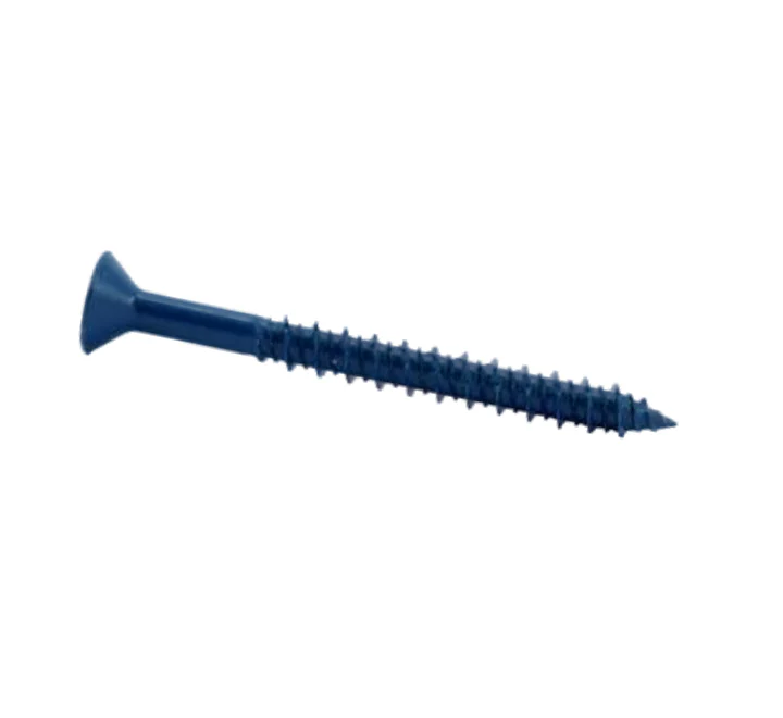 Tornillo Cabeza Plana Azul 3/16" x 1-1/4"