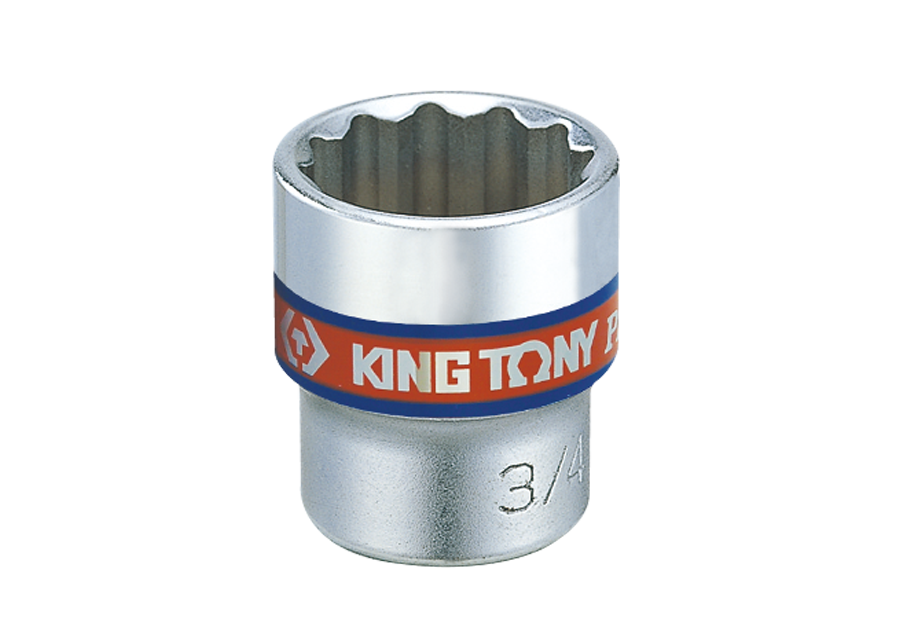 Socket Corto 3/8" x 1/2" 12 Puntas King Tony