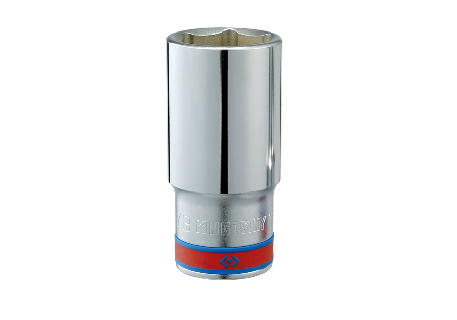 Socket Largo 1/2" x 1-1/4" 6 Puntas King Tony