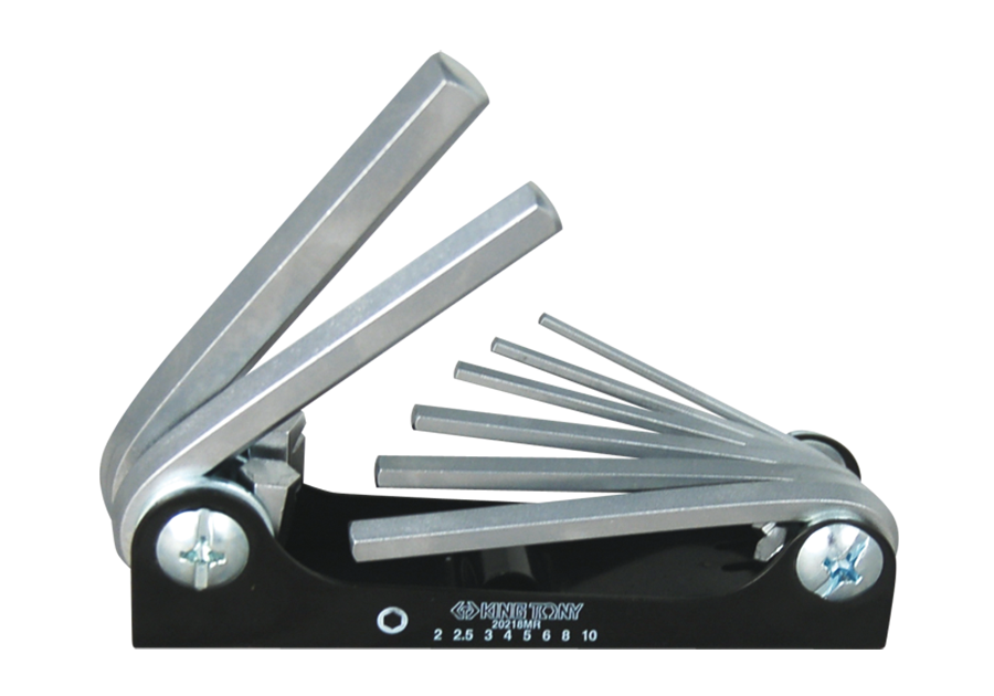 Jgo Llave L .8Pz Hex Plegable 2-10M