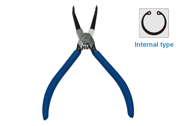 Alicate Arandela Interior Curvo 90° x 10" King Tony