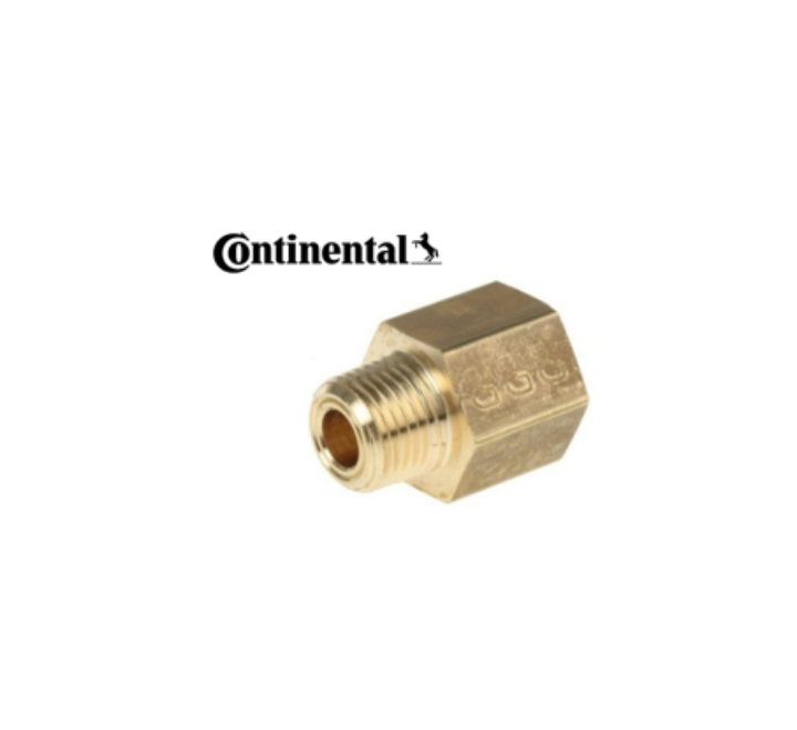Adaptador Hidráulico NPTF Macho 3/8" por NPTF Hembra Expansor/Extensor 1/2"