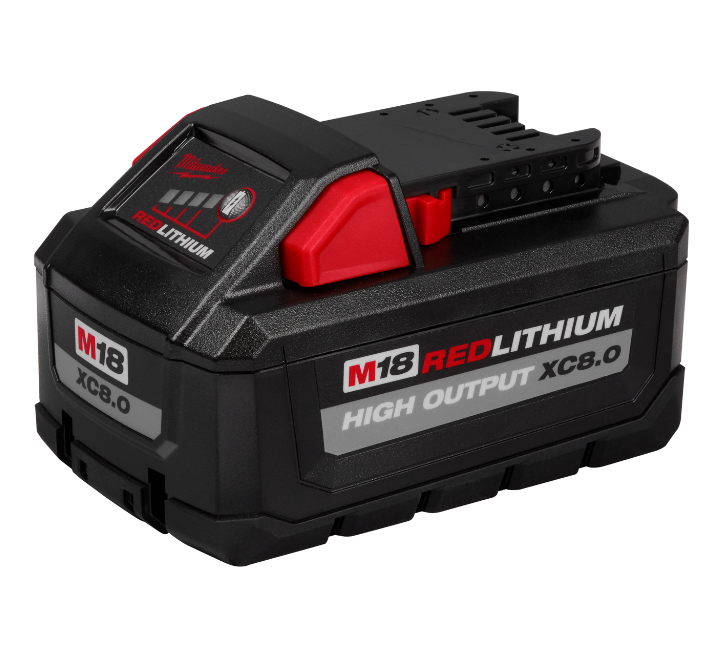 Batería M18 High Redlithium Output XC 8.0 AMP Milwaukee