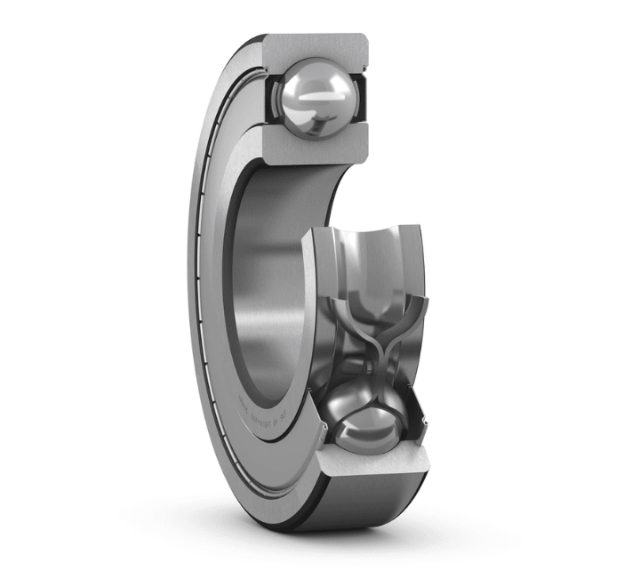 Rodamiento de Bolas Serie 6305-ZZ-NR con Ranura y Anillo, 25 x 62 x 17 mm