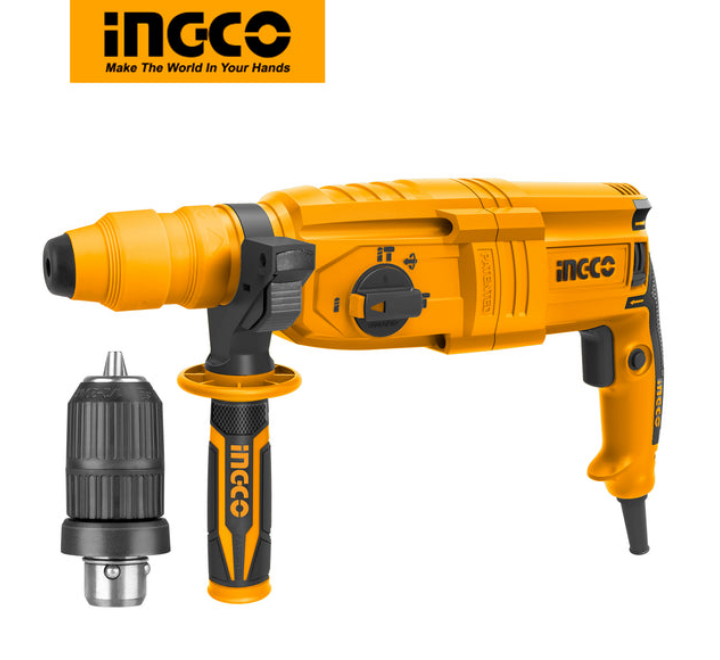 Rotomartillo de 1/2" 800 W 110-120 V 50-60 Hz 0-4000 BPM 1100 RPM Ingco