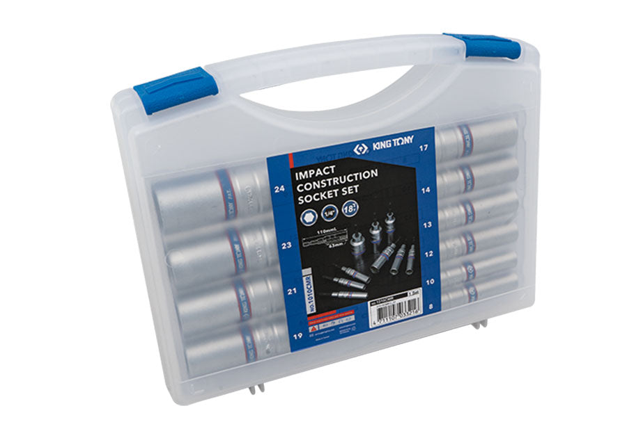 Jgo Socket Impacto Para Construccion 6Ptas. 10Pzas.