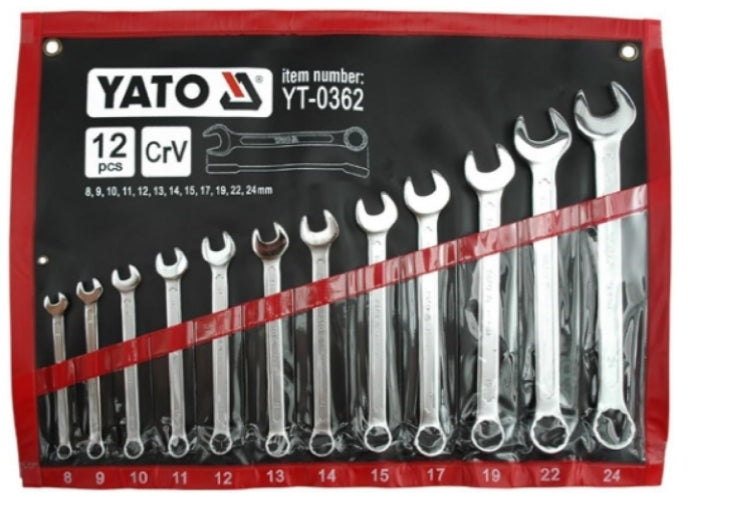Jgo Llave Combinada 12Pz 8-24mm