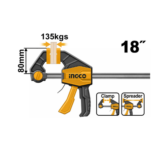 Prensa Rápida de 18" 60 kg Ingco