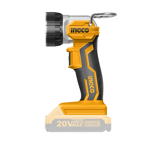 Linterna Recargable 20 V 3.2 W 225 Lúmenes Ingco