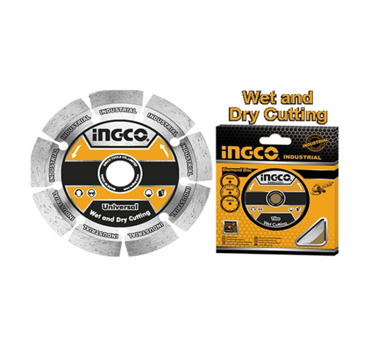 Disco Corte para Concreto 4-1/2" Corte Seco y Húmedo Ingco
