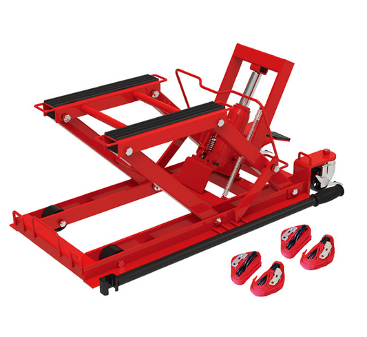 Gato Hidráulico Para Motocicletas 680 Kgs Big Red