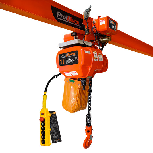 Tecle Electrico 1 Ton  2200 lb 208 - 240 / 440 - 480V velocidad FEC G80