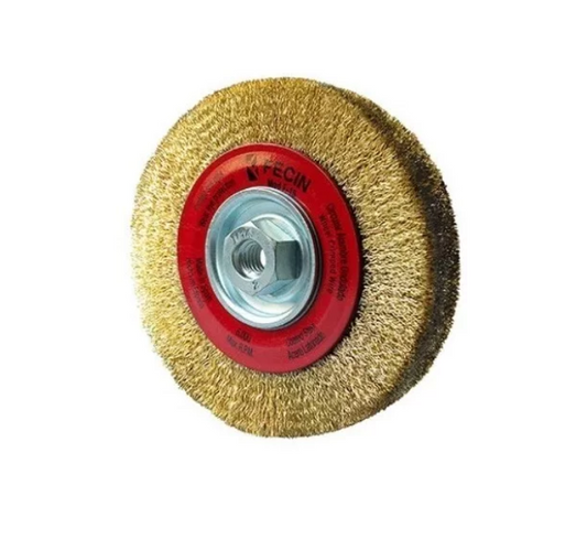 Cepillo Circular Latonado 6" x 5/8-11 Fecin