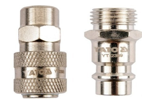 Imagen de Conector Rapido Macho-Hembra 1/2 Set 2Pz - HT automotriz e industrial