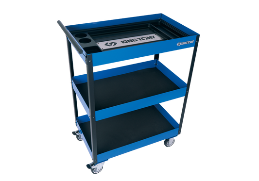 Caja Herramienta 3 seccion 30" & Carro Color Azul