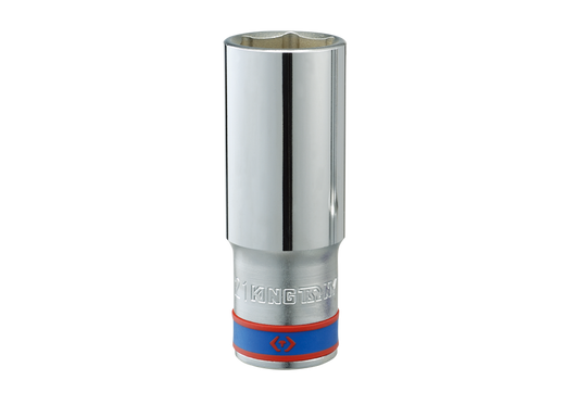 Socket Largo 1/2" x 22 mm 6 Puntas King Tony