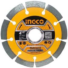 Disco Corte para Concreto 4-1/2" Corte Seco y Húmedo Ingco