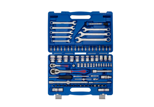 Jgo Socket 6Pt 1/4" & 1/2" Y Herramintas 83 Pc.