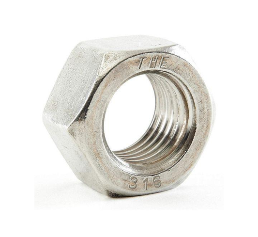 Tuerca Acero Inoxidable M6-1.00 Rosca Ordinaria