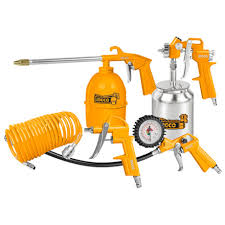 Kit de Compresor para Pintar 5 Piezas Ingco