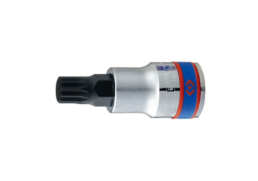 Socket Corto con Punta 12 Estría 1/2" x 10 mm (402610) King Tony