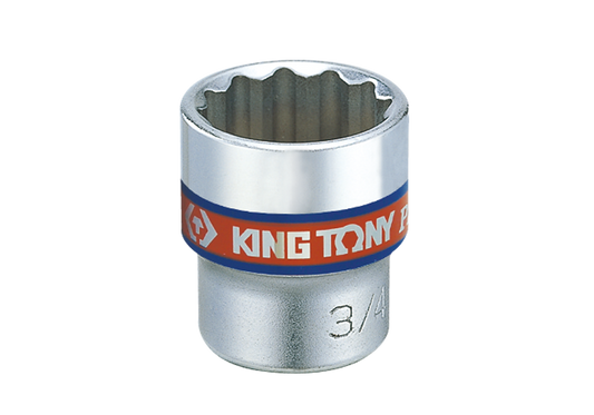 Socket Corto 3/8" x 1/2" 12 Puntas King Tony