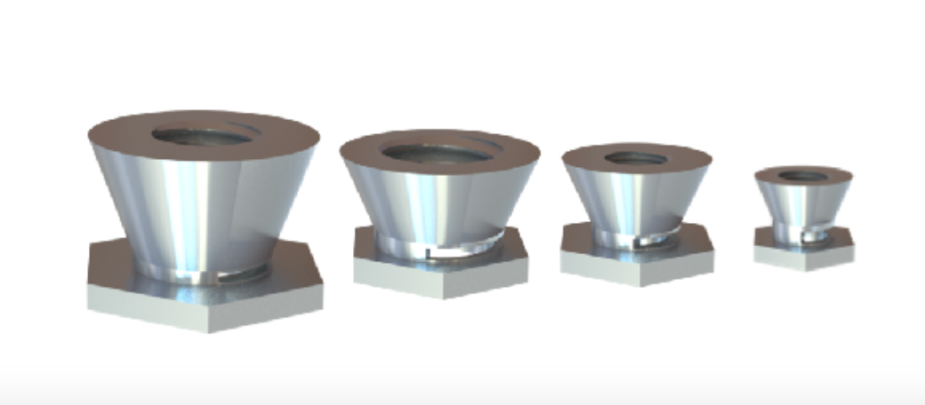 Tuerca de Seguridad Cónica Grado C 7/8-9 Zincada