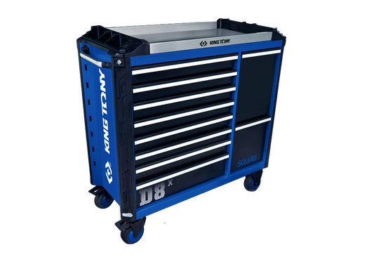 Caja Herramienta 10 Gaveta C/Rueda Serie Squad Servicio Pesado