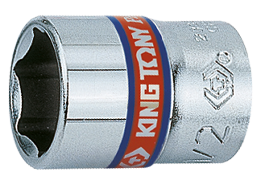 Socket Corto 1/4" x 3/8" 6 Puntas King Tony