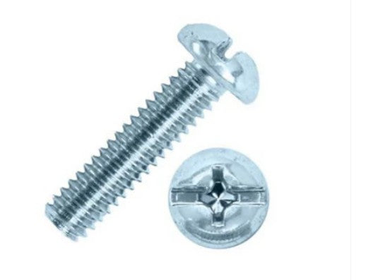 Tornillo de Estufa Cabeza Redonda Acero Inoxidable 3/16" x 1"