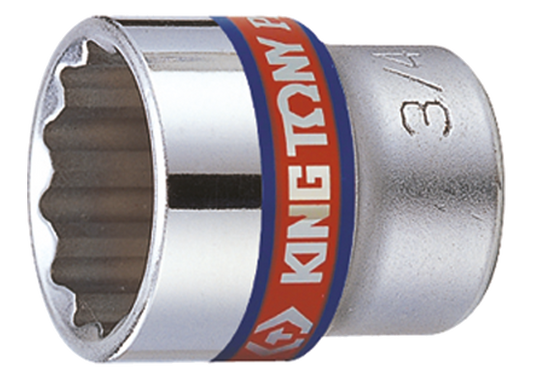 Socket Corto 3/8" x 9/16" 12 Puntas King Tony
