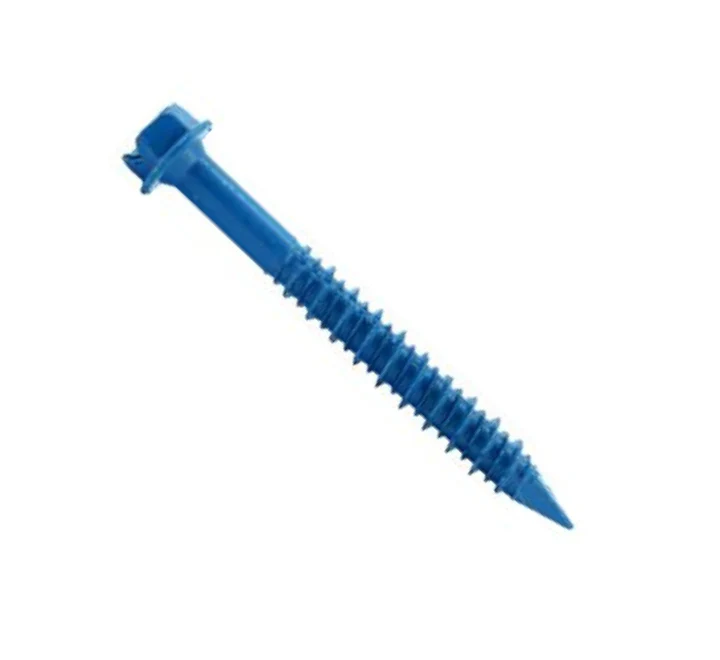 Tornillo Hexagonal para Concreto 3/16" x 3-1/4" Azul