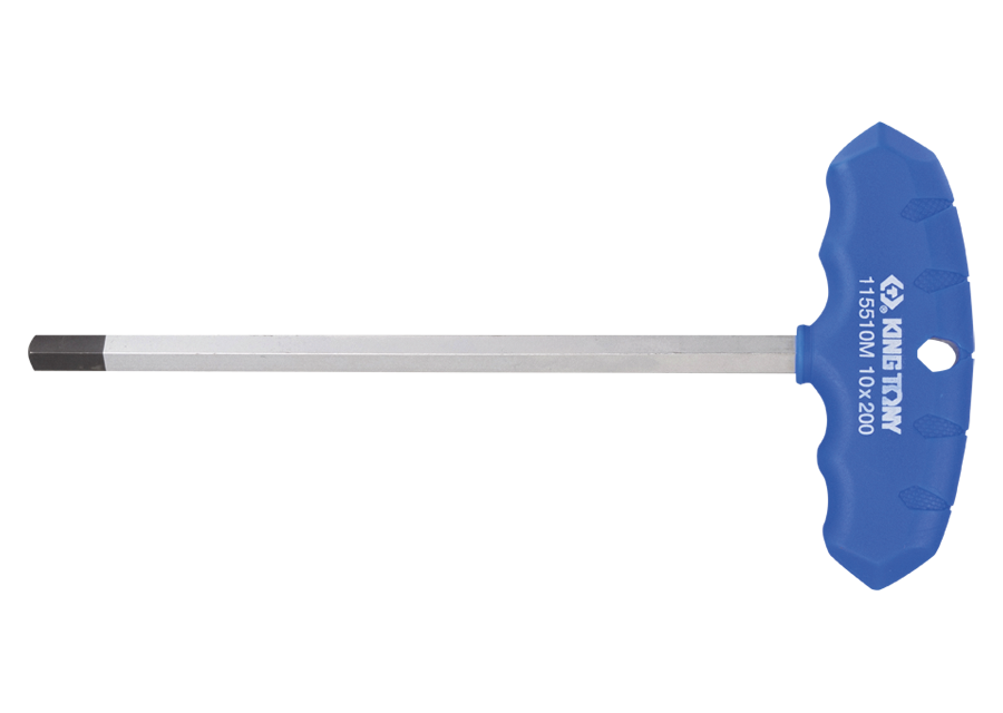 Llave L Cabeza Hexagonal con Manubrio 10 x 200 mm King Tony