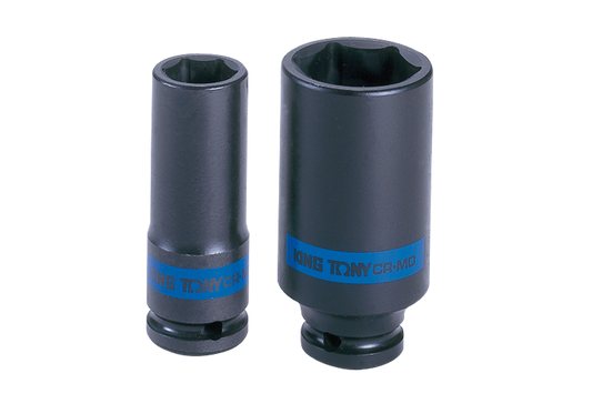 Socket de Impacto Largo 1/2" x 25 mm 6 Puntas King Tony