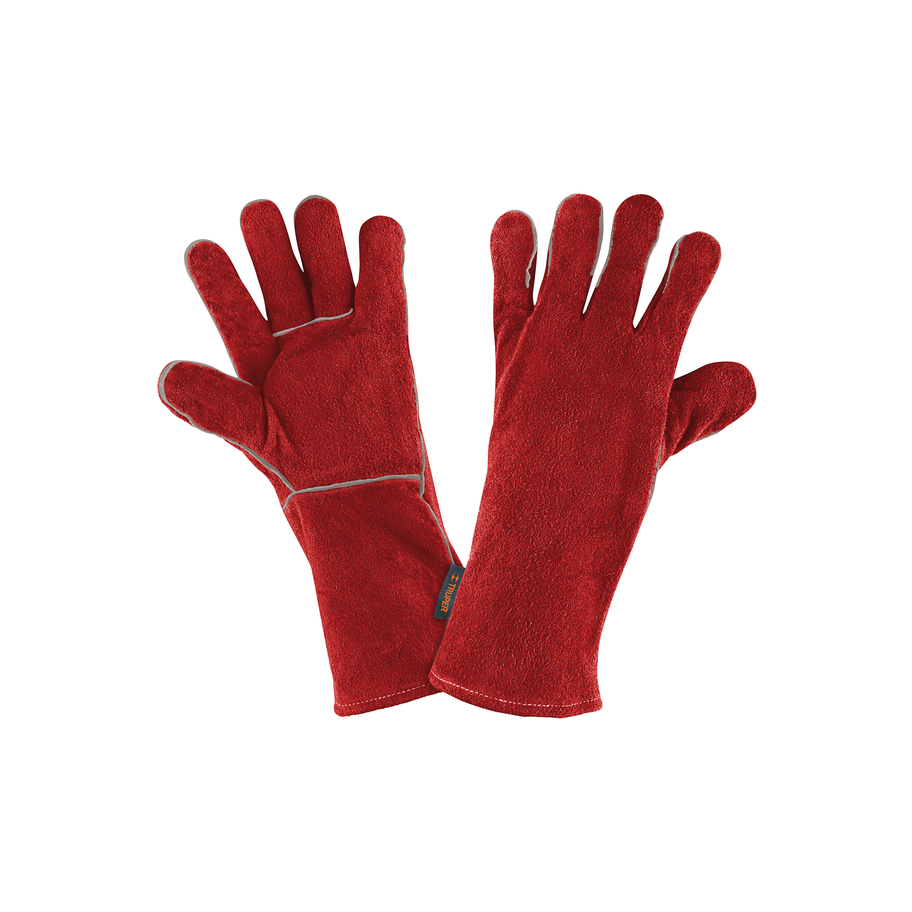 Guante Soldador Rojo 14" Largo