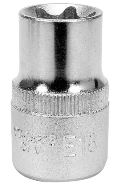 Socket Corto Torx H 1/2" E18