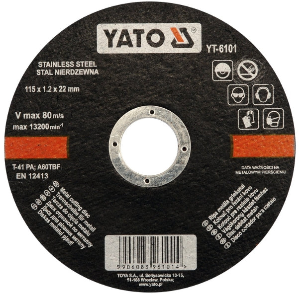Disco Corte Delgado Inoxidable 4-1/2X.045X7/8