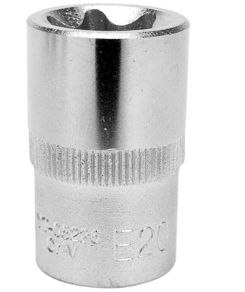 Socket Corto Torx H 1/2" E20