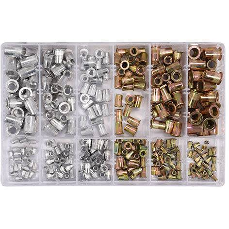 Tuercas Remachables De Aluminio Y Acero (300 Piezas, M3-M10)