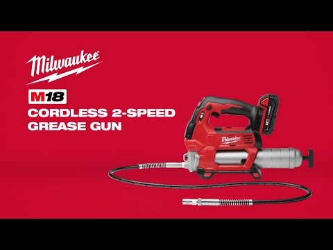 Engrasadora a Batería 18 V 10000 PSI 2 Velocidades Contador Automático Manguera 48" Milwaukee