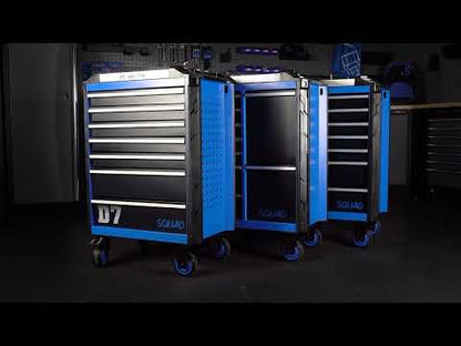 Caja Herramienta 10 Gaveta C/Rueda Serie Squad Servicio Pesado