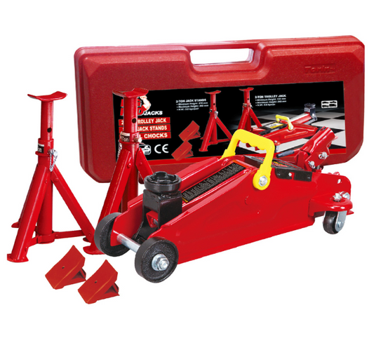 Gato Garaje 2 Ton Burro Escora Kit
