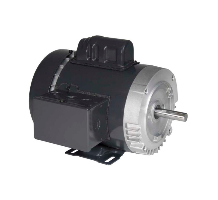 Motor eléctrico monofásico 1/4 HP, 1725 RPM, AC 115/208-230 V, 56C Frame, TEFC