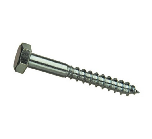 T.Tirafondo Cab/Hex 3/8X4-1/2