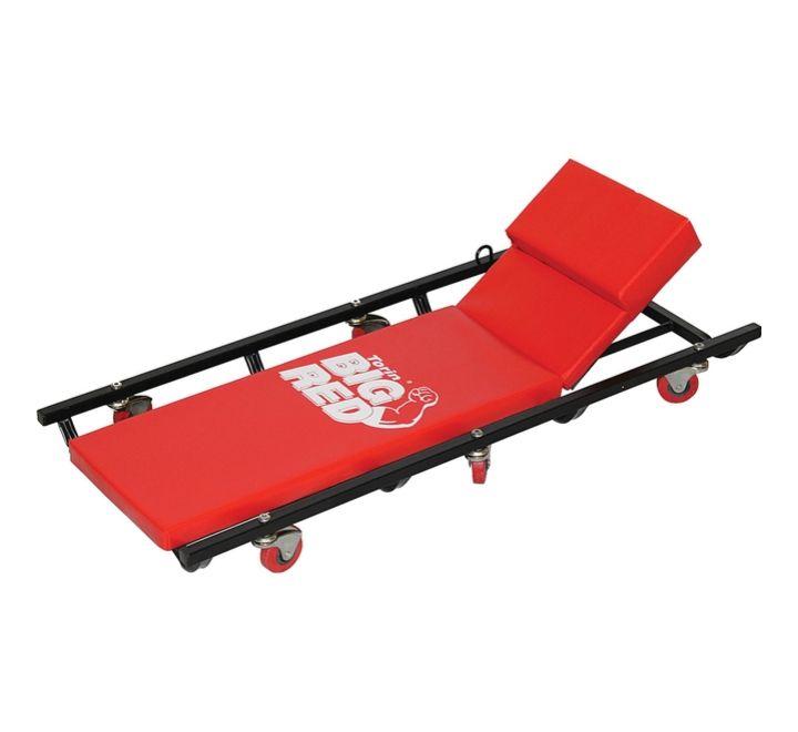 Camilla Mecánico con Respaldar 40" Big Red