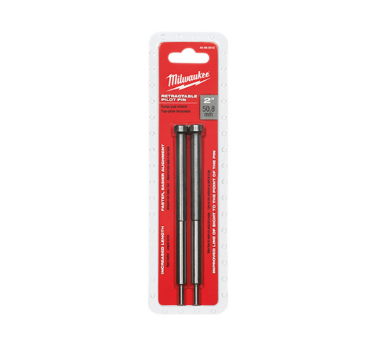 Guía de Broca Anular Retráctil Pilot Pin 2" 2/Pk Milwaukee